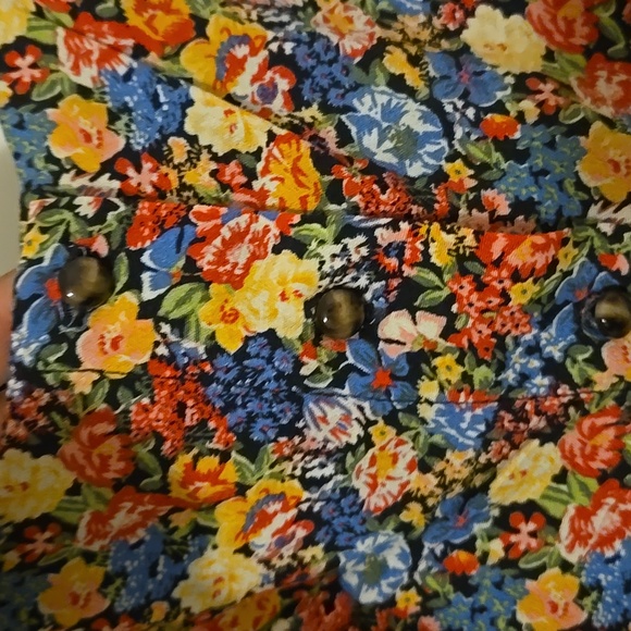 Sezane Victoria Midi Length Square Neckline Floral Print Dress - Picture 7 of 10